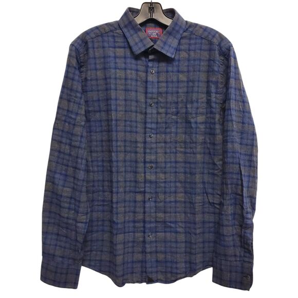 UNTUCKit Other - UNTUCKIT Shirt Men Large Green Blue Tartan Plaid Slim Fit Button Up Metro Preppy